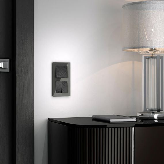 Рамка на 2 поста Werkel Favorit черный W0021108 4690389159589