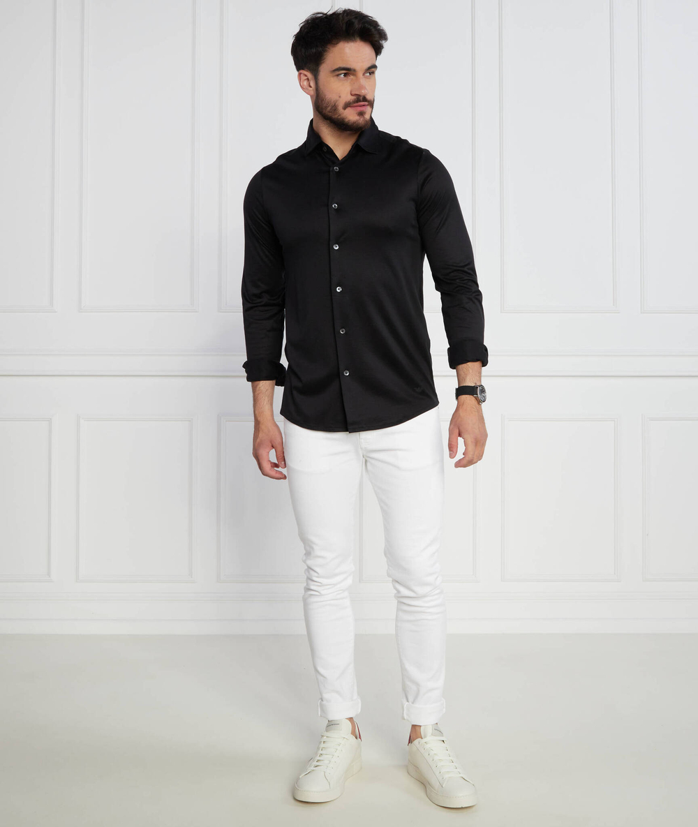 рубашка Emporio Armani - черный(8N1CG1 1JUVZ)