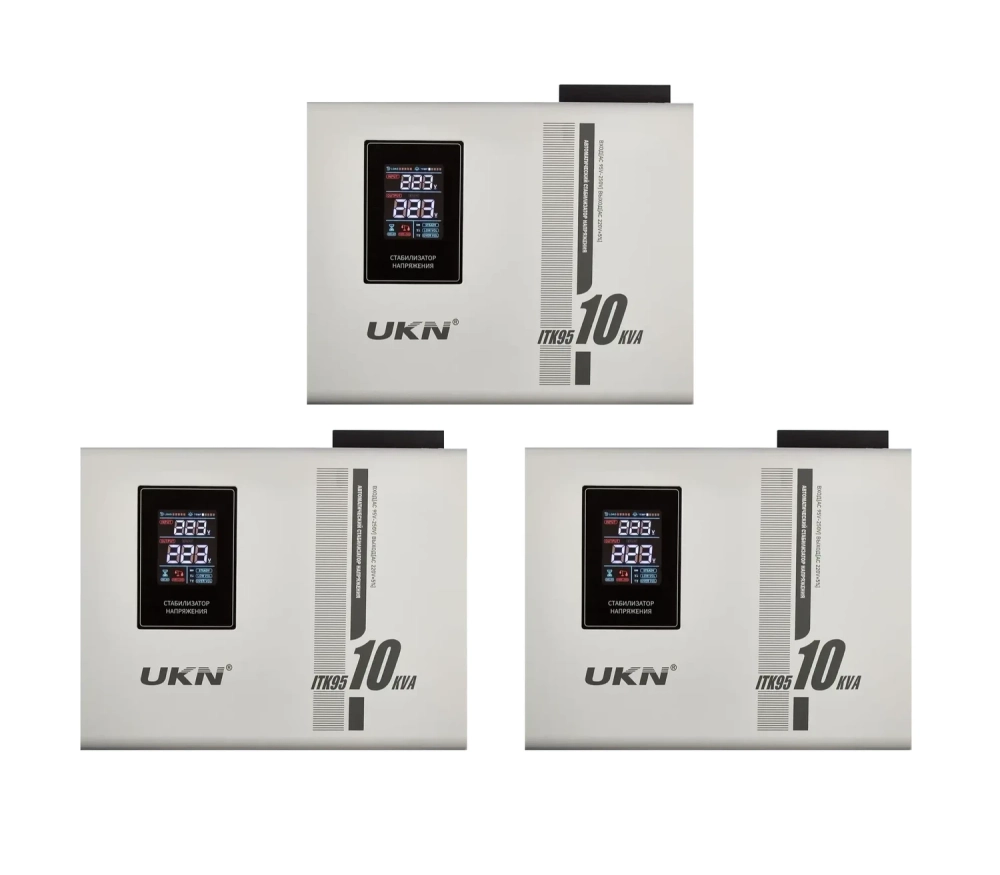 Комплект тиристорных стабилизаторов UKN ITK95 - 10х3 (30 кВА) на три фазы