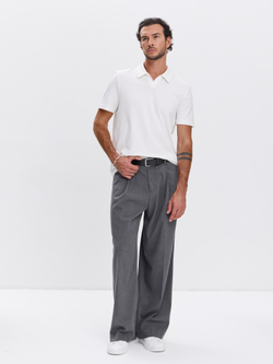 Футболка-поло трикотажная повседневная