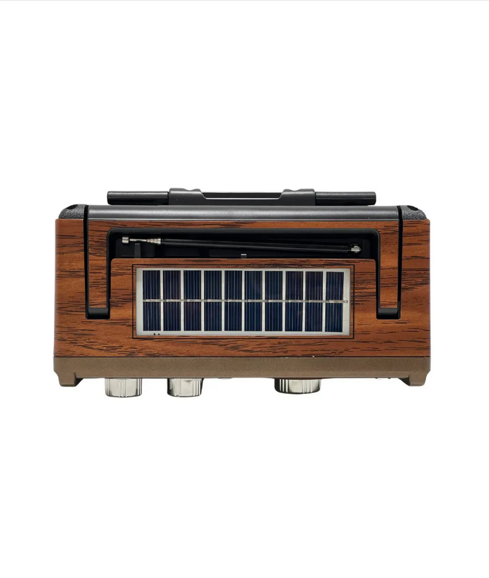 Радиоприемник с MP3 плеером и BT+Solar panel Golon RX-4988S-S