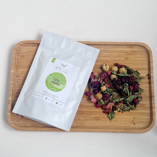 Чёрный чай листовой Сила Сибири, 80гр