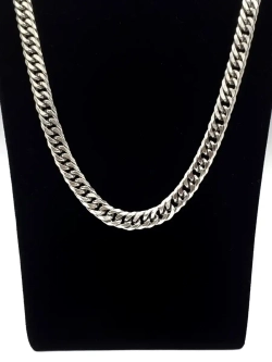 Массивная цепочка толстого плетения из стали