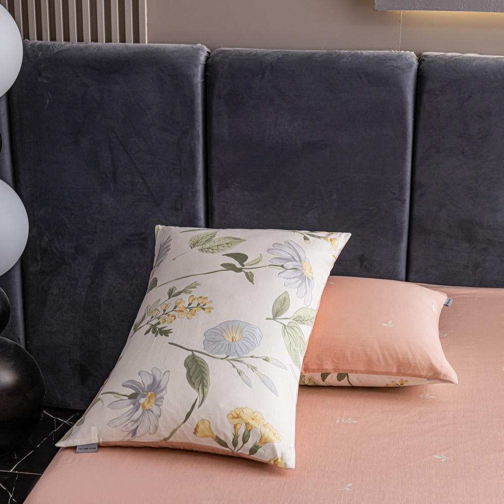 Комплект постельного белья Люкс Сатин 100% хлопок на резинке AR353