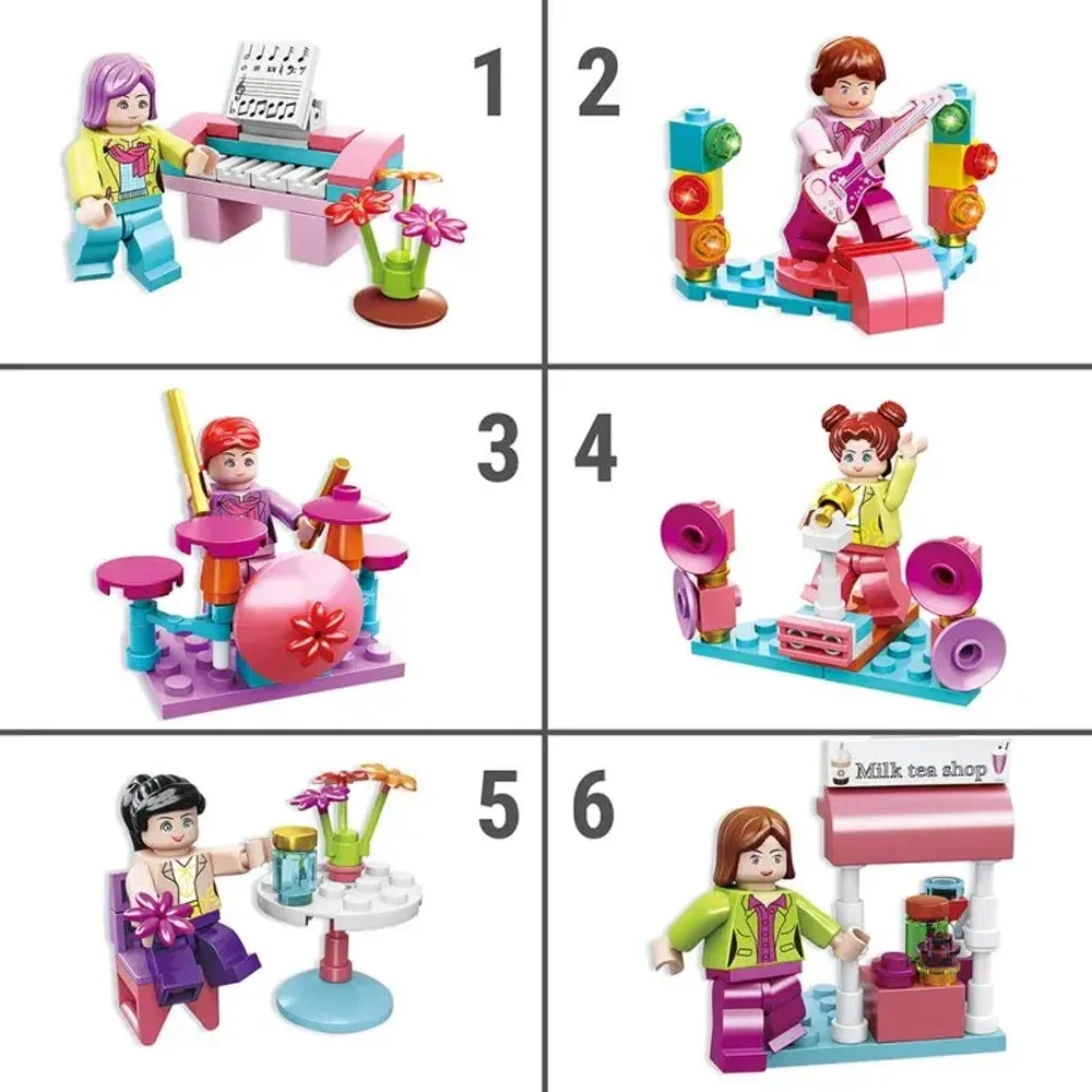 Игрушки в капсуле 75 мм Конструкторы «Пляжная вечеринка» 12 шт