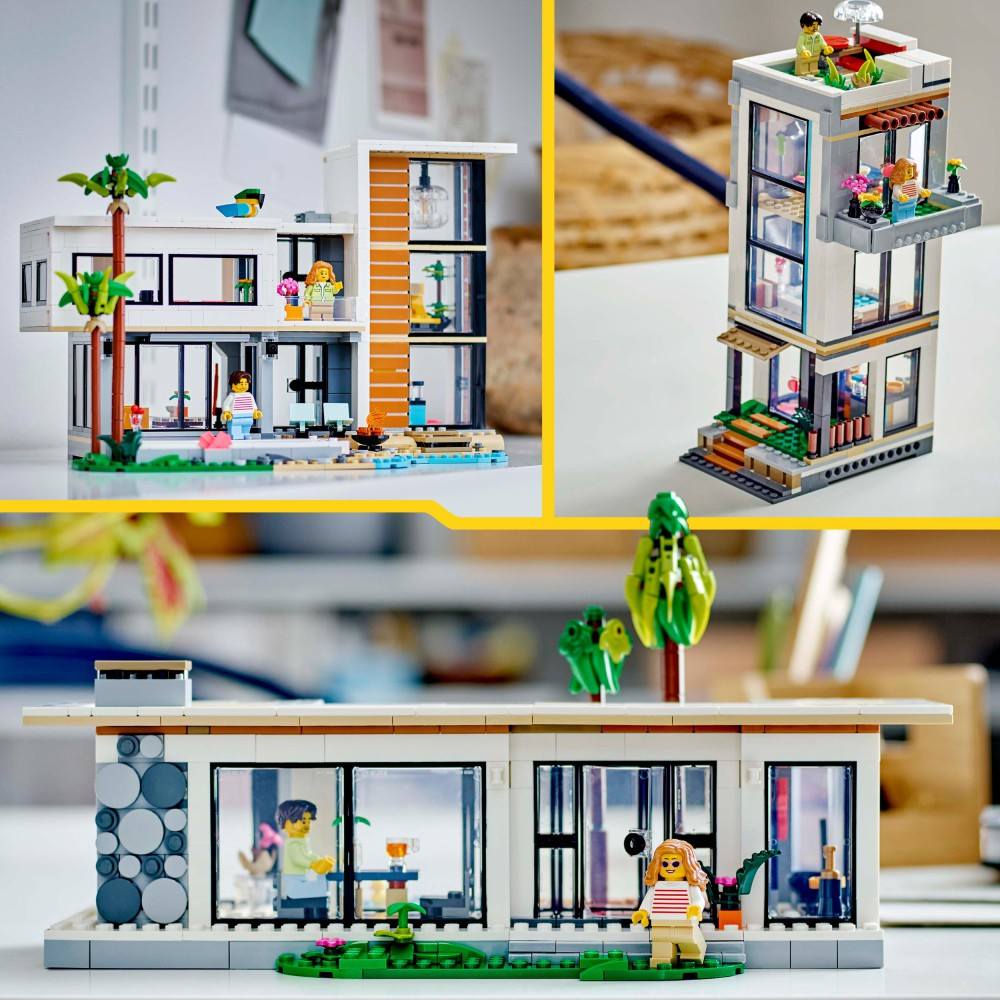 Конструктор LEGO Creator 1853 31153 Современный дом 3-в-1 — фото 17