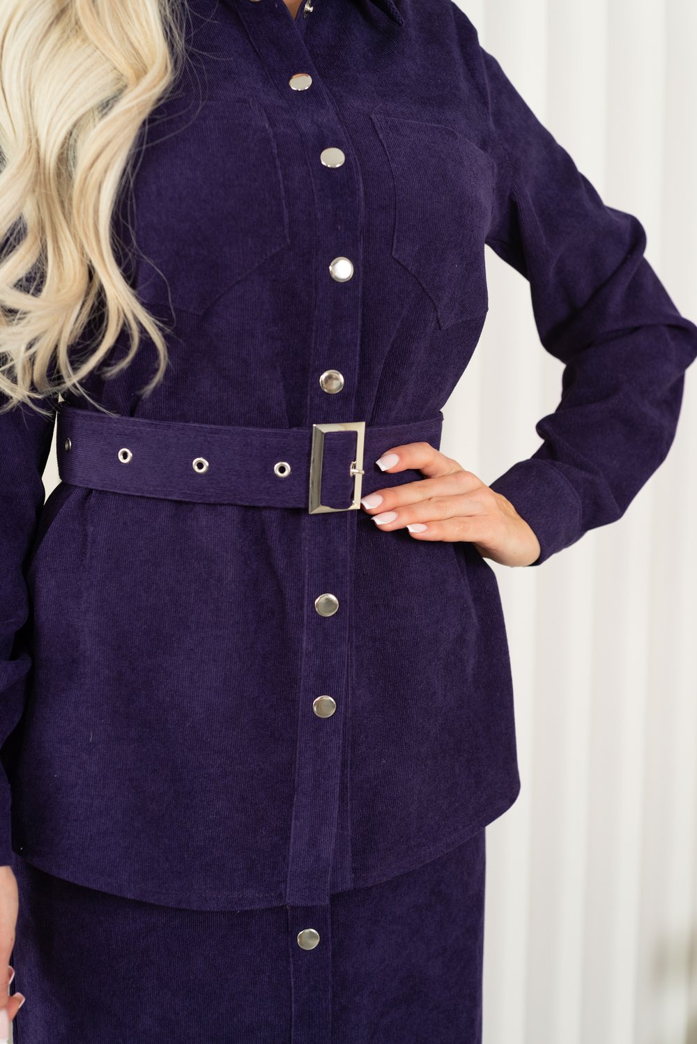 Рубашка из микровельвета