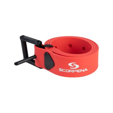 Ремень Scorpena F с пластиковой марсельской пряжкой красный