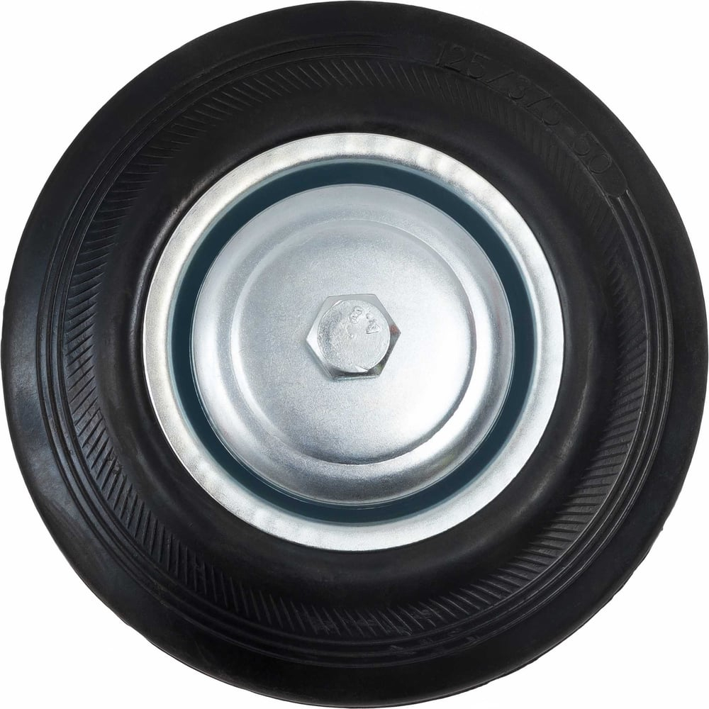 Колесо промышленное без кронштейна 125мм резина/сталь Gigant G-04-09-05