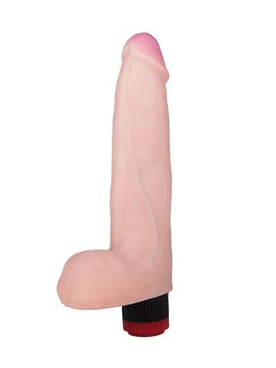 Вибратор реалистичной формы HUMAN FORM - 20,5 см. (Цвет: телесный)