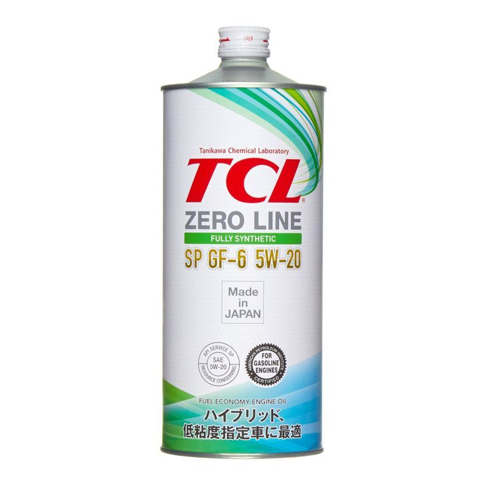 Масло моторное TCL Zero Line Fully Synth, Fuel Economy, SP, GF-6, 5W20, 1л Z0010520SP