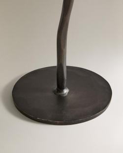 Zara Home Подсвечник из металла, цвет чёрный, 41 см