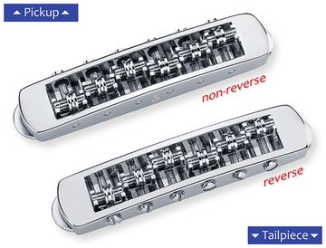 12080200 STM Бридж Tune-O-Matic, хром, Schaller