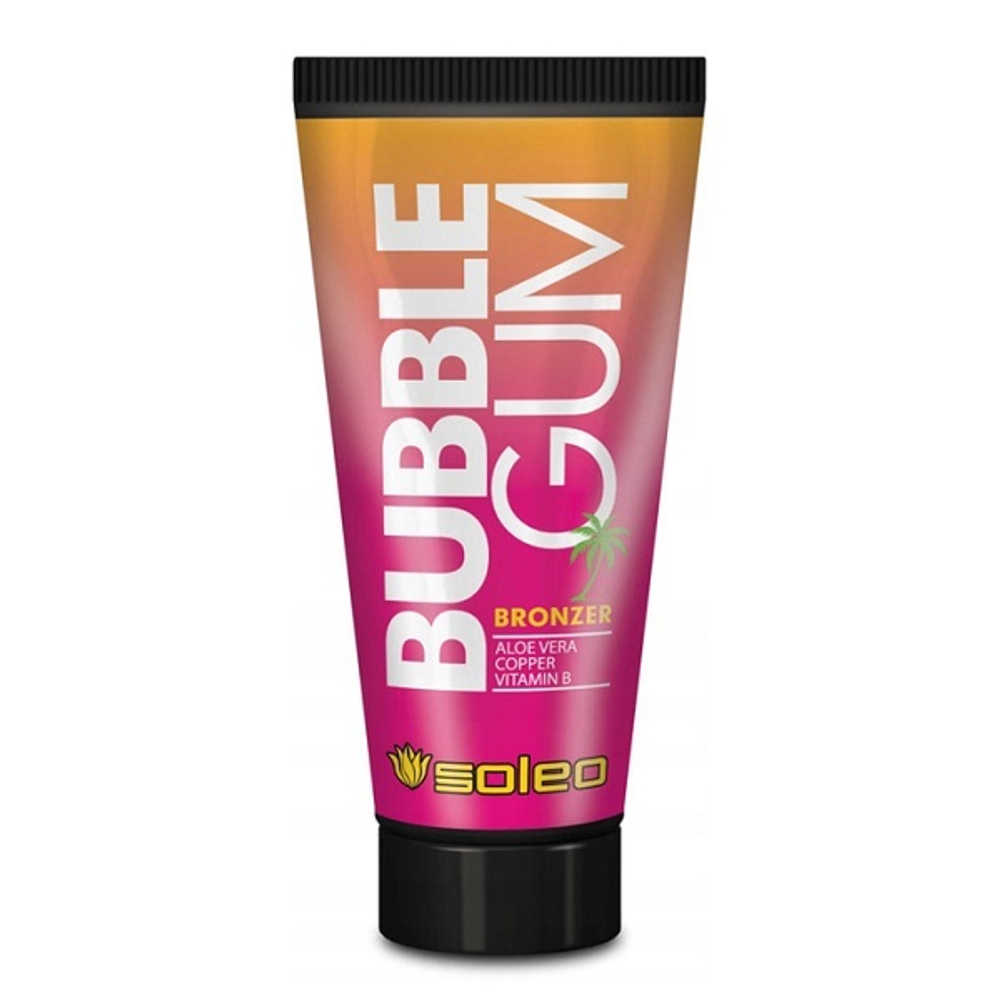 Бронзатор с ускорителем загара Soleo Bubble Gum 150мл