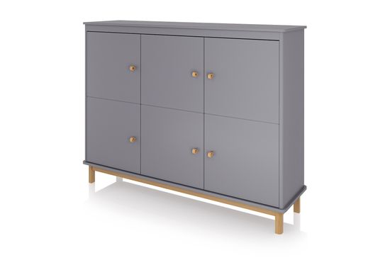 Шкаф Classic низкий (серый)