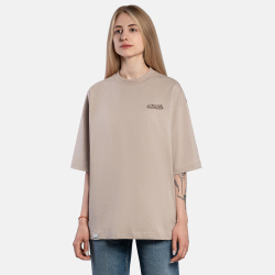 Футболка HAIDED GARDENING Grey Beige