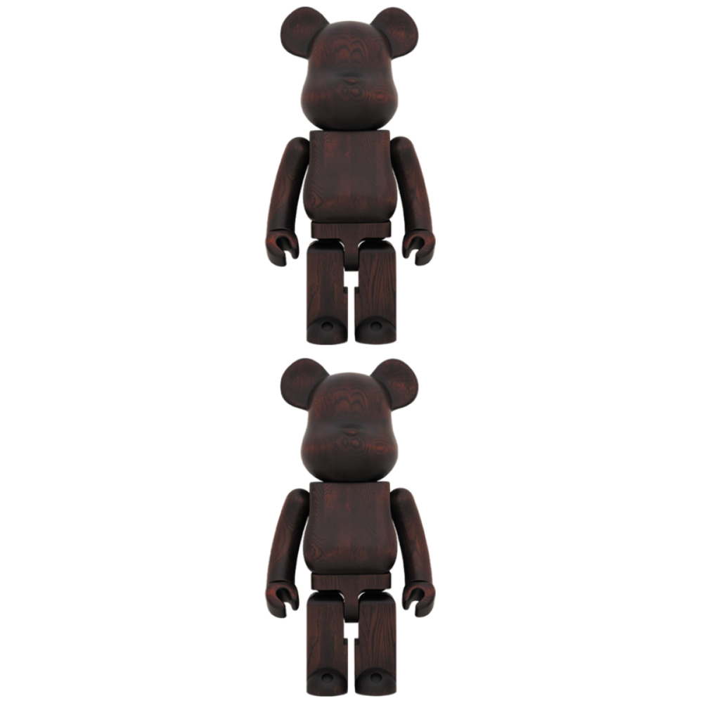 Дизайнерские игрушки BE@RBRICK Karimoku x BE@RBRICK ROSEWOOD PAINT 1000%, BEARBRICK3552