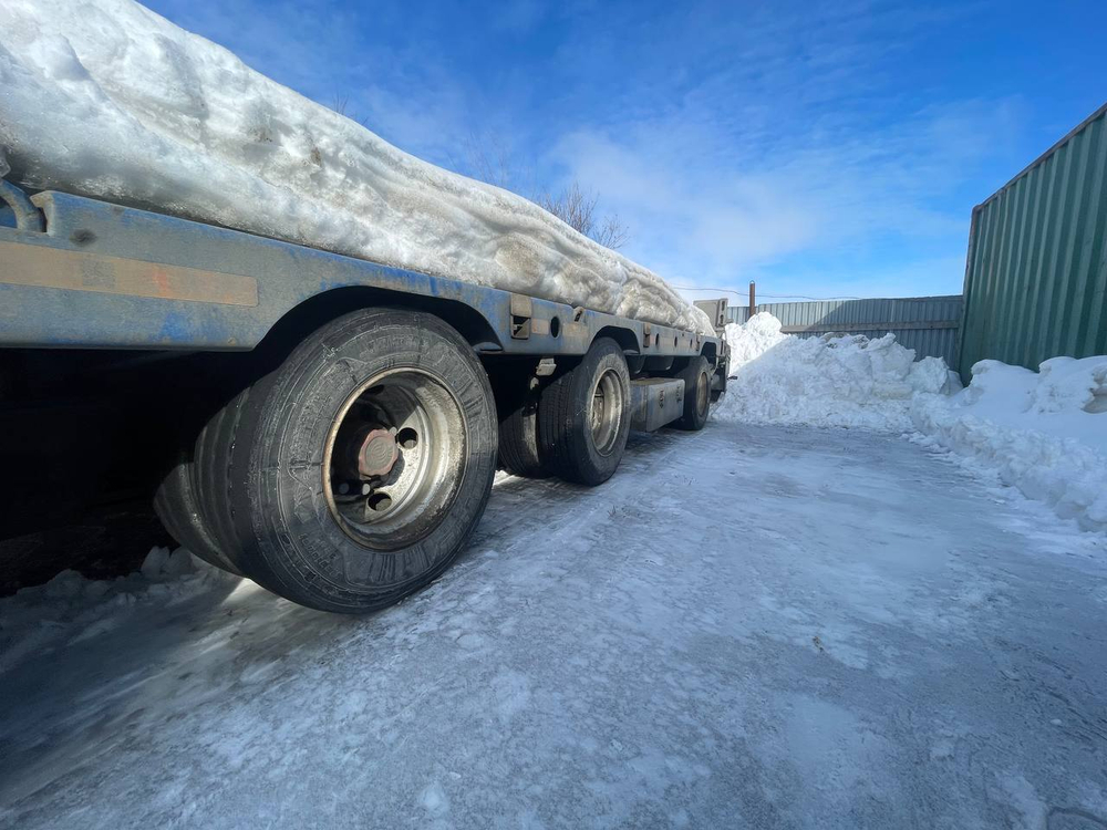 БЕРГЕР 9854* Полуприцеп тяжеловоз 4 оси 9854-0000050-05 (Раздвижной)