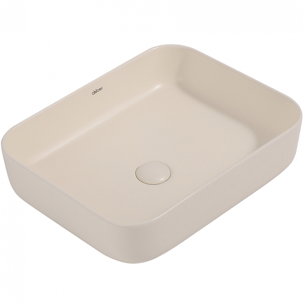 Раковина-чаша Abber Rechteck 50 AC2202MBE Светло-бежевая матовая