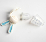 4623699 Ниблер для прикорма, с силиконовой сеточкой "Зайка", цвет голубой 4623699