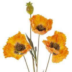GAEM Цветок искусственный "Мак", L18 W18 H70 см