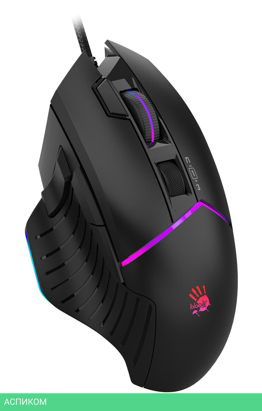 Мышь A4Tech Bloody W95 Max черный