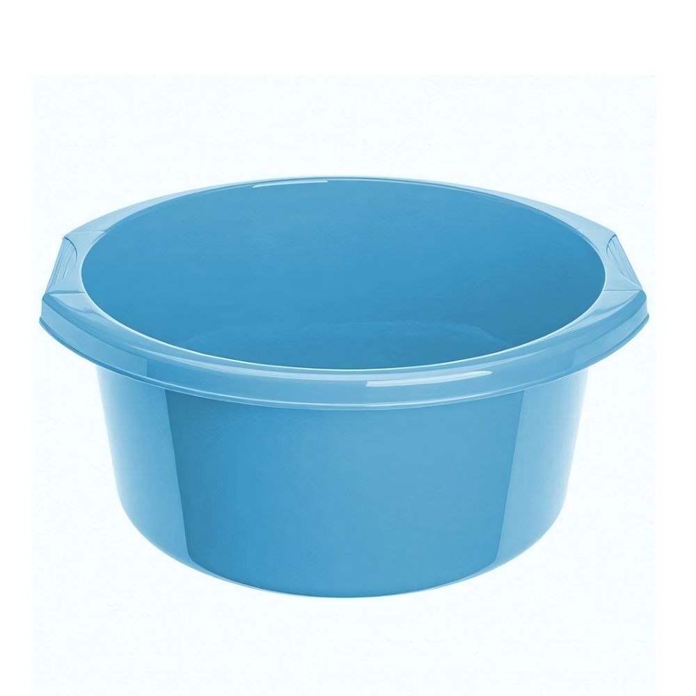 Таз круглый "диана" 11л (диаметр 290 мм) (голубой)