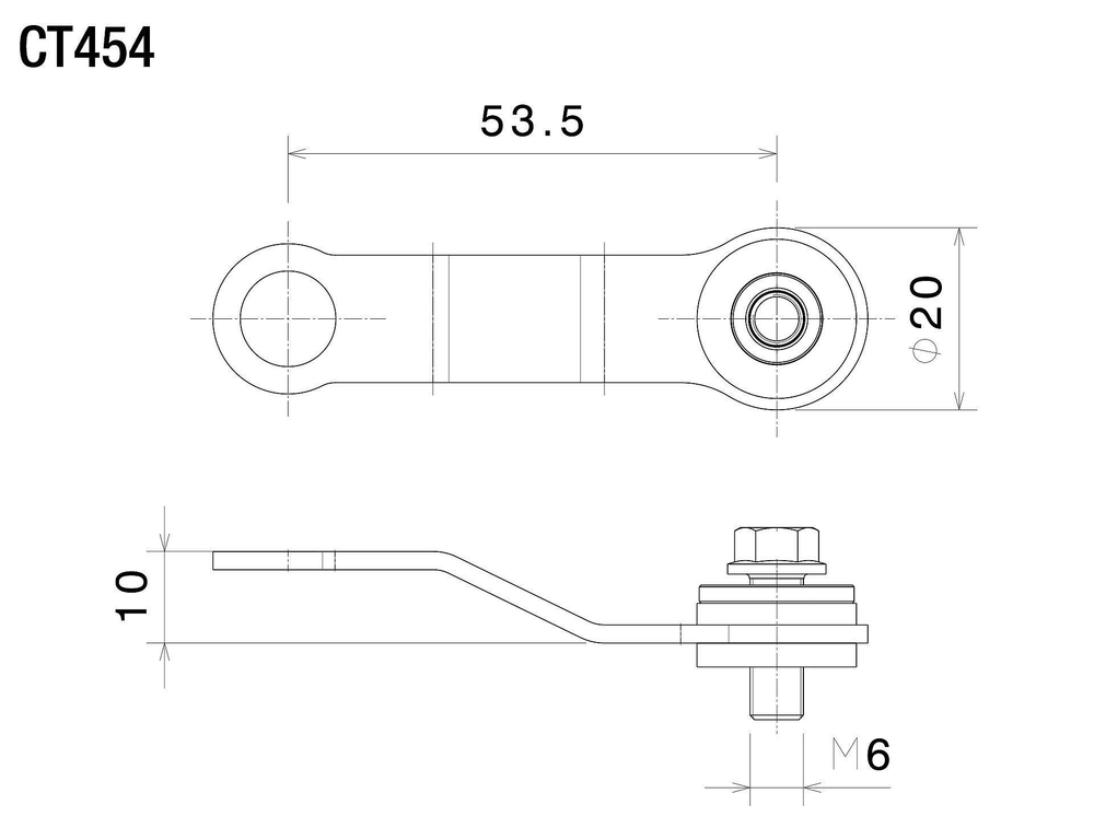 Rizoma Кронштейн бачка CT454