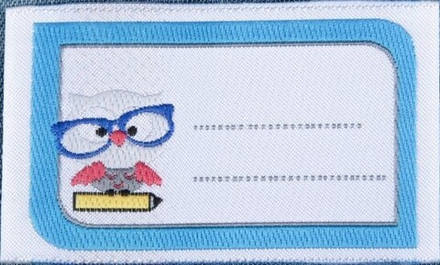 "Annet" Нашивка вышитая "Совенок" 5,5*3,2см
