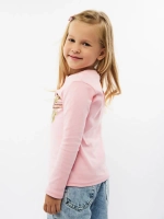 Лонгслив для девочки детский хлопок 100%