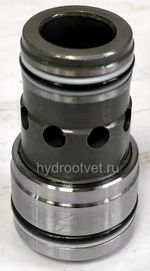 LC16DB40A7X/V - Логический клапан (патрон) Ду16, функция - предохранительный клапан давления, давление открытия 4 бар, A = седельный с демпфером, уплотнение V = FKM