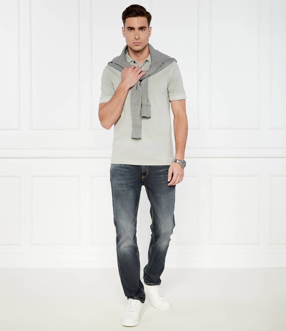 Поло Prime BOSS ORANGE - фисташковый(50507813)