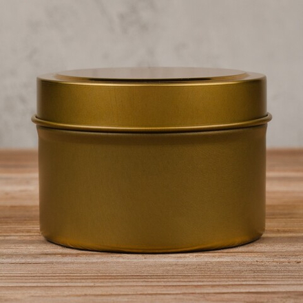 Банка алюминиевая высокая 120мл (золотая)