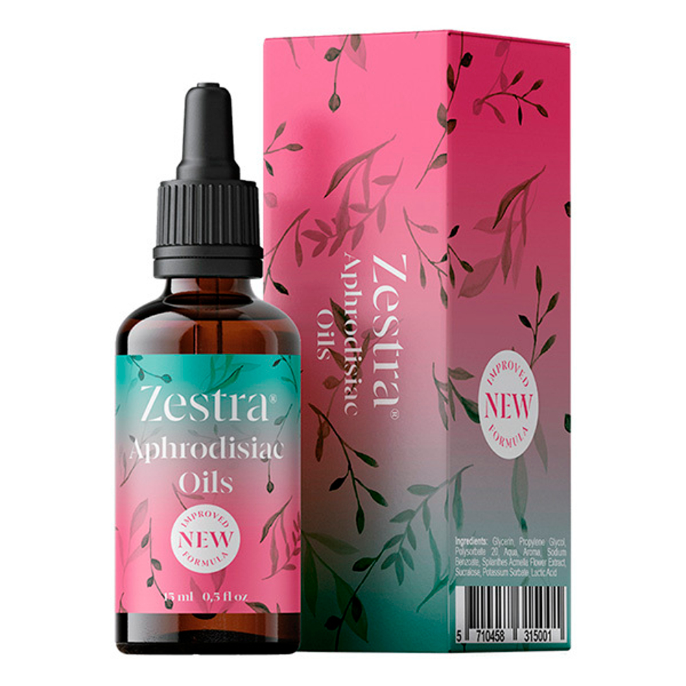Возбуждающие масло-афродизиак для женщин Жидкий вибратор Zestra Aphrodisiac Oils 15мл