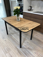 Раздвижной кухонный стол "Дуб Вотан"