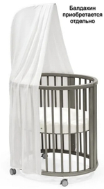 Детская кроватка Стокке Слипи Мини В3 Stokke Sleepi Mini V3 Серый