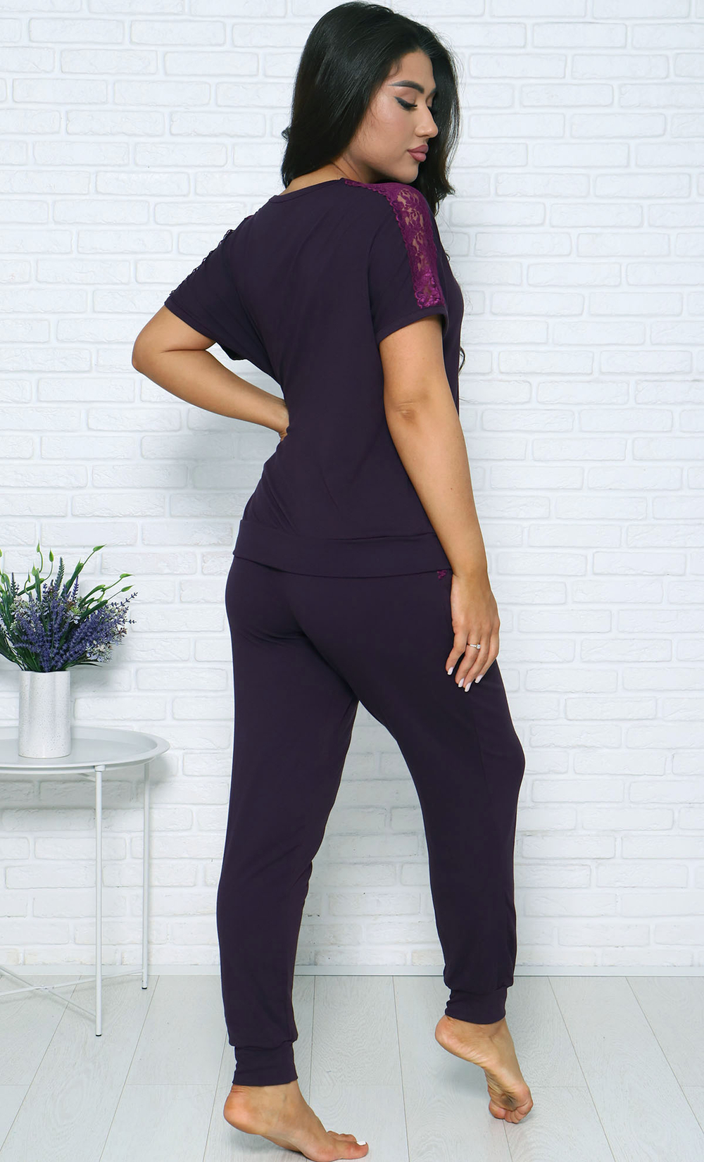 [m]Комплект женский штаны+футболка ТК-4207