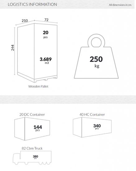 Шезлонг-лежак металлический Tropic бежевый Турция