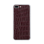 Наклейка из экокожи для iPhone 7 Plus, 011062 Хаки