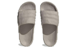 Adidas originals ADILETTE 22 comfortable and wear-resistant one-word slippers for men and women with the same dark gray