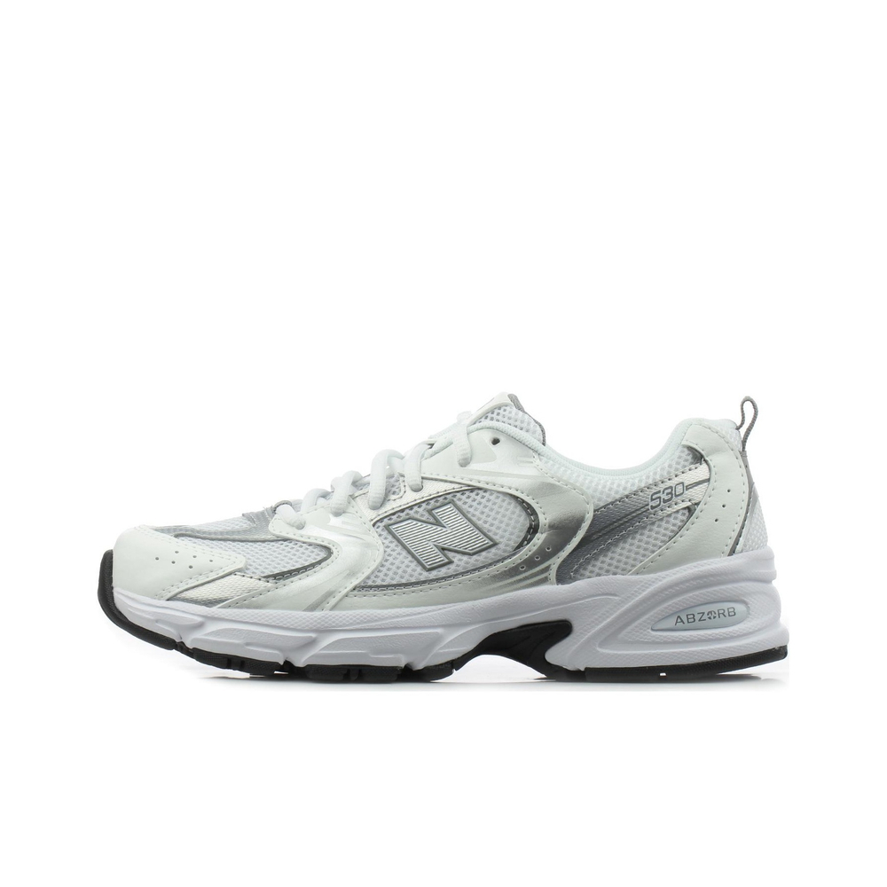 Кроссовки New Balance 530 White and Silver Metallic