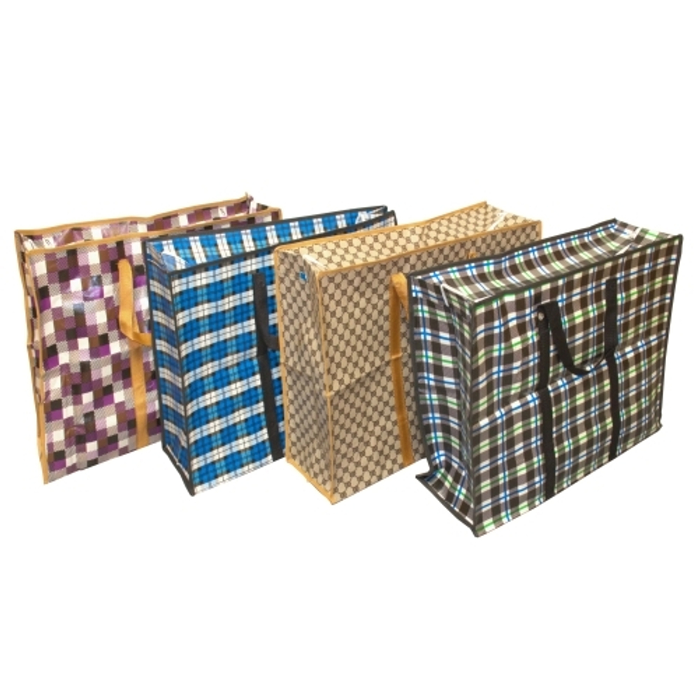 Сумка полипропиленовая 70х57+23см с молнией (1/10шт)