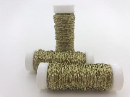 Проволокa - Золотая рифленая