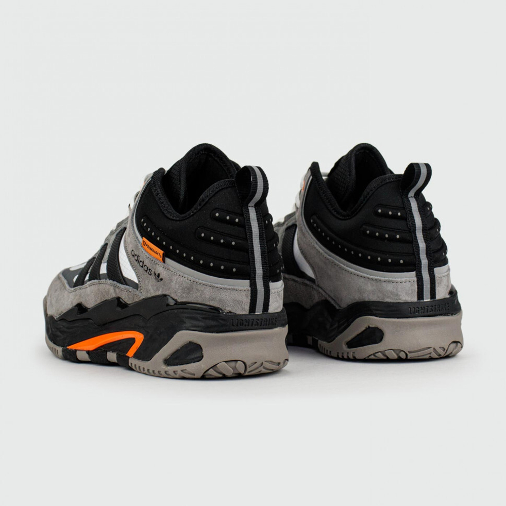 кроссовки Adidas Niteball Grey / Black / Orange Winter