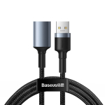 Кабель-адаптер Baseus Cafule Cable USB3.0 (M) to USB3.0 (F) 2A 1m - Dark Gray