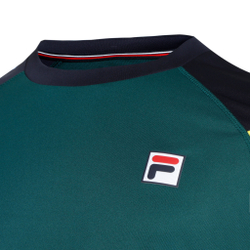 Мужское теннисное поло Fila Frankie T-Shirt Men - Dark Green