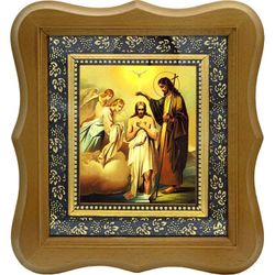 Богоявление (Крещение) Господне . Икона на холсте.