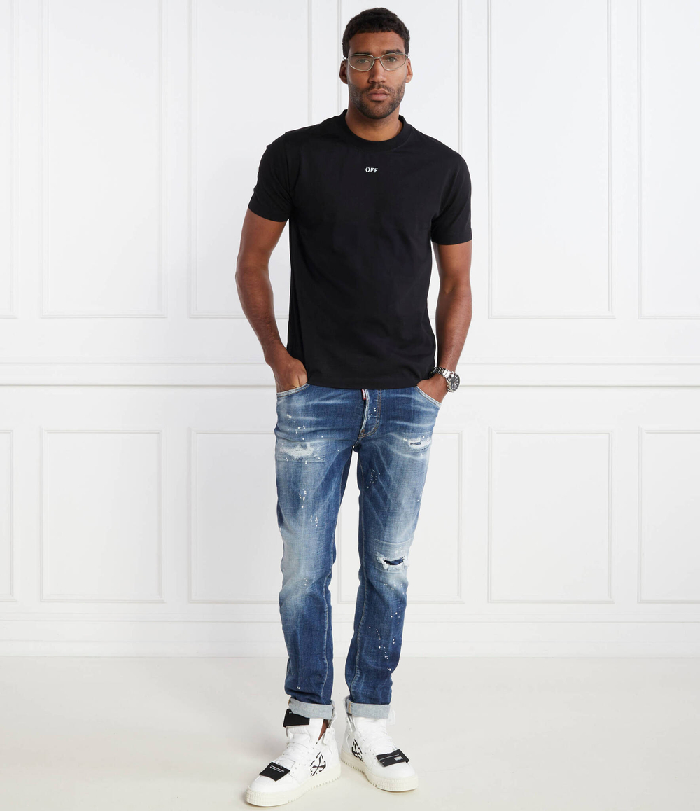 Футболка OFF-WHITE - черный(OMAA027C 99JER017)