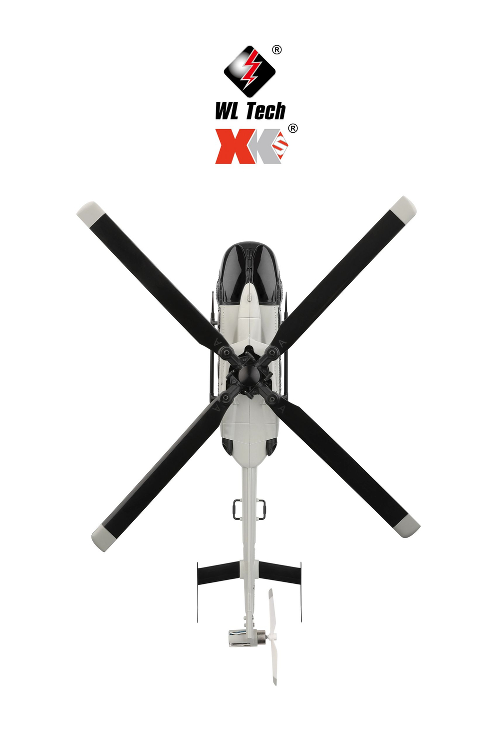 Радиоуправляемый вертолет военный WLtoys XK K160 6G осевой гироскоп , бесколлекторный мотор