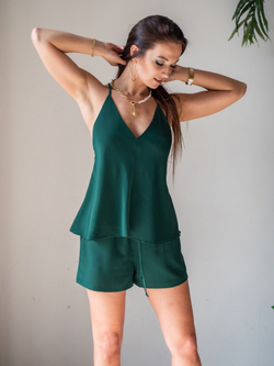 Tank top COLOMBINA, Dark Green